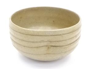 秋山造　灰釉茶碗